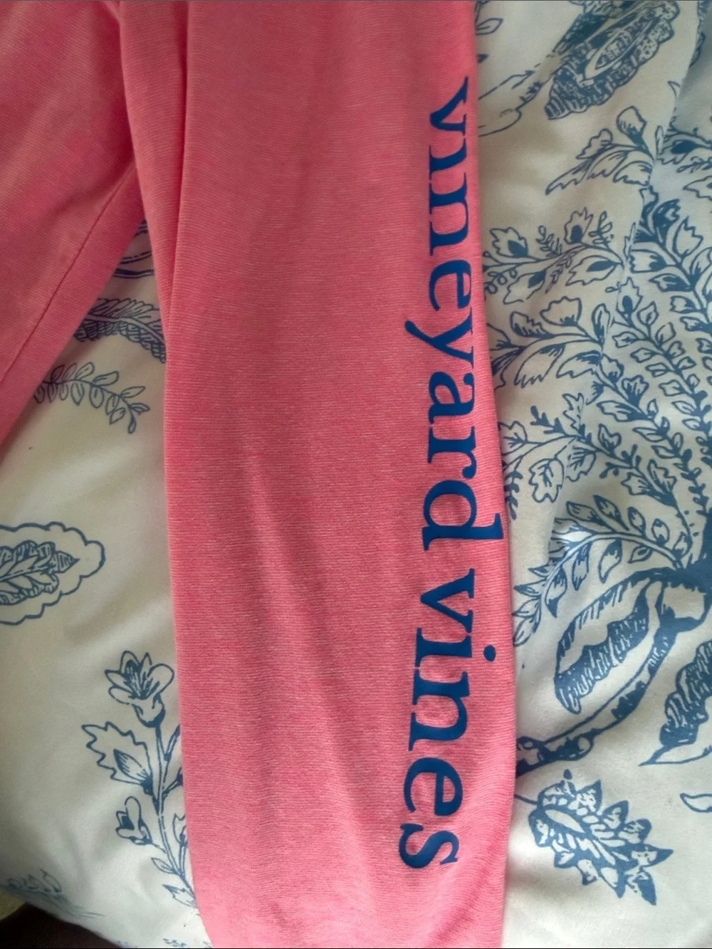 Vineyard Vines Coral Pink Whale Logo Hoodie